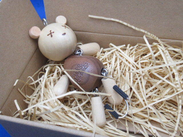 WOOD BEAR DOLL